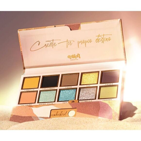 BNIB~Alamar Cosmetics Destino Eyeshadow Palette~Gorgeous Colors - Picture 2 of 6